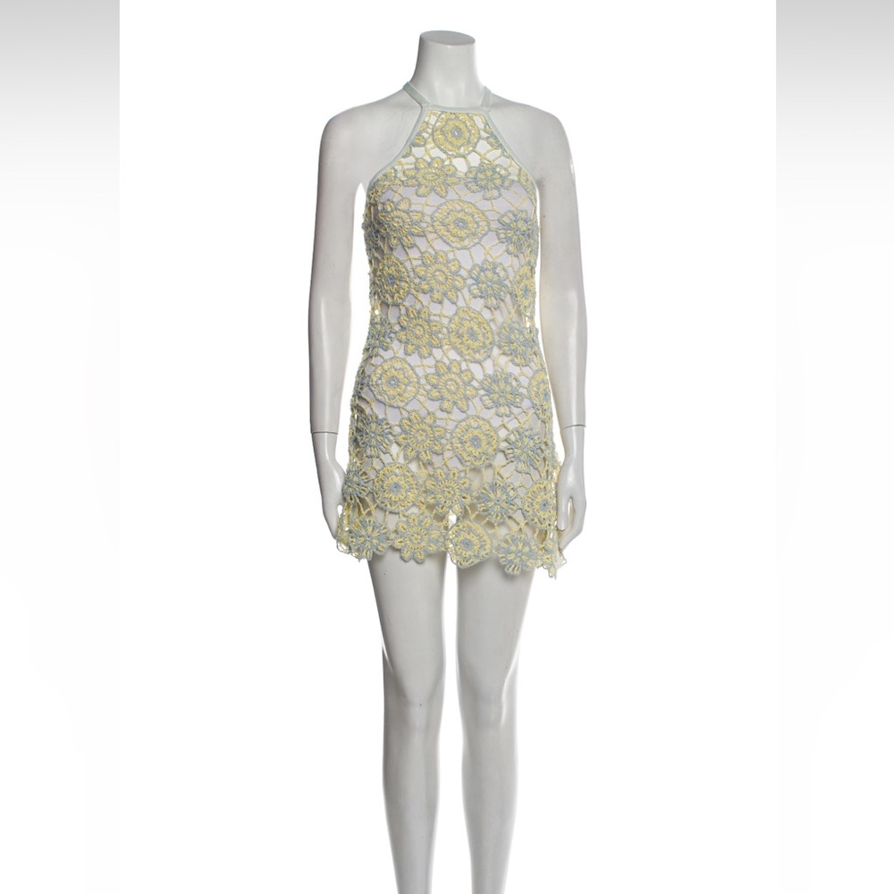 FL&L Knit swimwear coverup dress size small💛💙